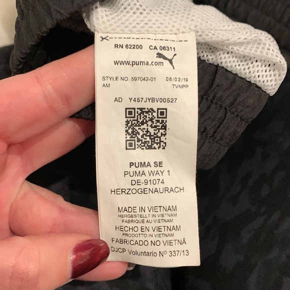 Puma Tailored for Sport OG AOP retro track jacket black white mens medium - Picture 5 of 6